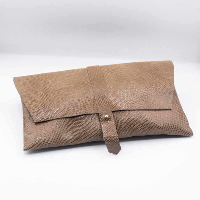 Pochette en cuir