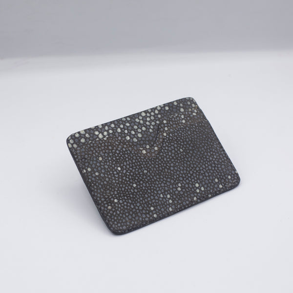 Porte-cartes – Effet Galuchat Noir