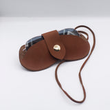 Étui à Lunettes – Daim Marron