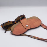 Étui à Lunettes – Daim Marron