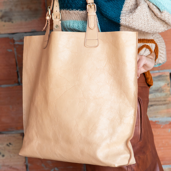 Sac Cabas « Tazalit » – Beige Sable